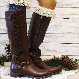 Catherine Cole Studio real leather lace boots